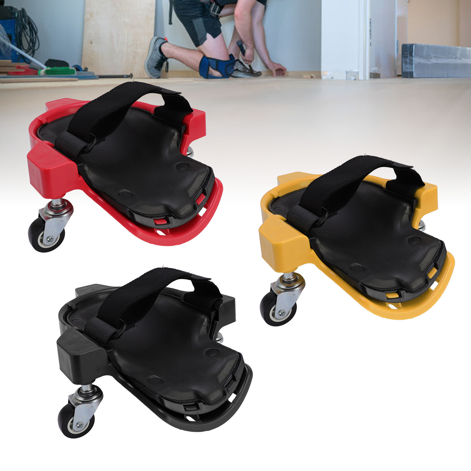 캐스터 360이 포함된 무릎 크리퍼 1쌍 °   타일  - Garage Creeper Roller 리뷰 및 가격